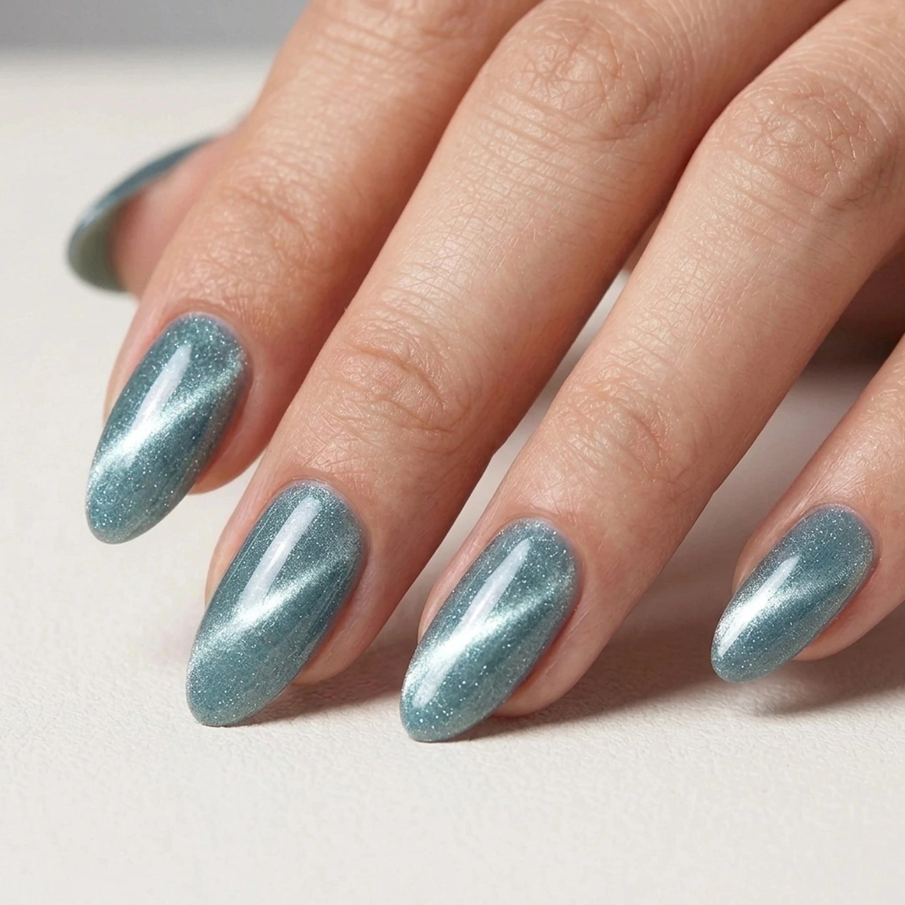Shellac · Cat Eye Champagne 08 10ml, Effekt Lack, gel polish, Gellack, hidden, Magnet Lack, nail polish, uv lack für Nägel im Nageldesign & Nagelstudios