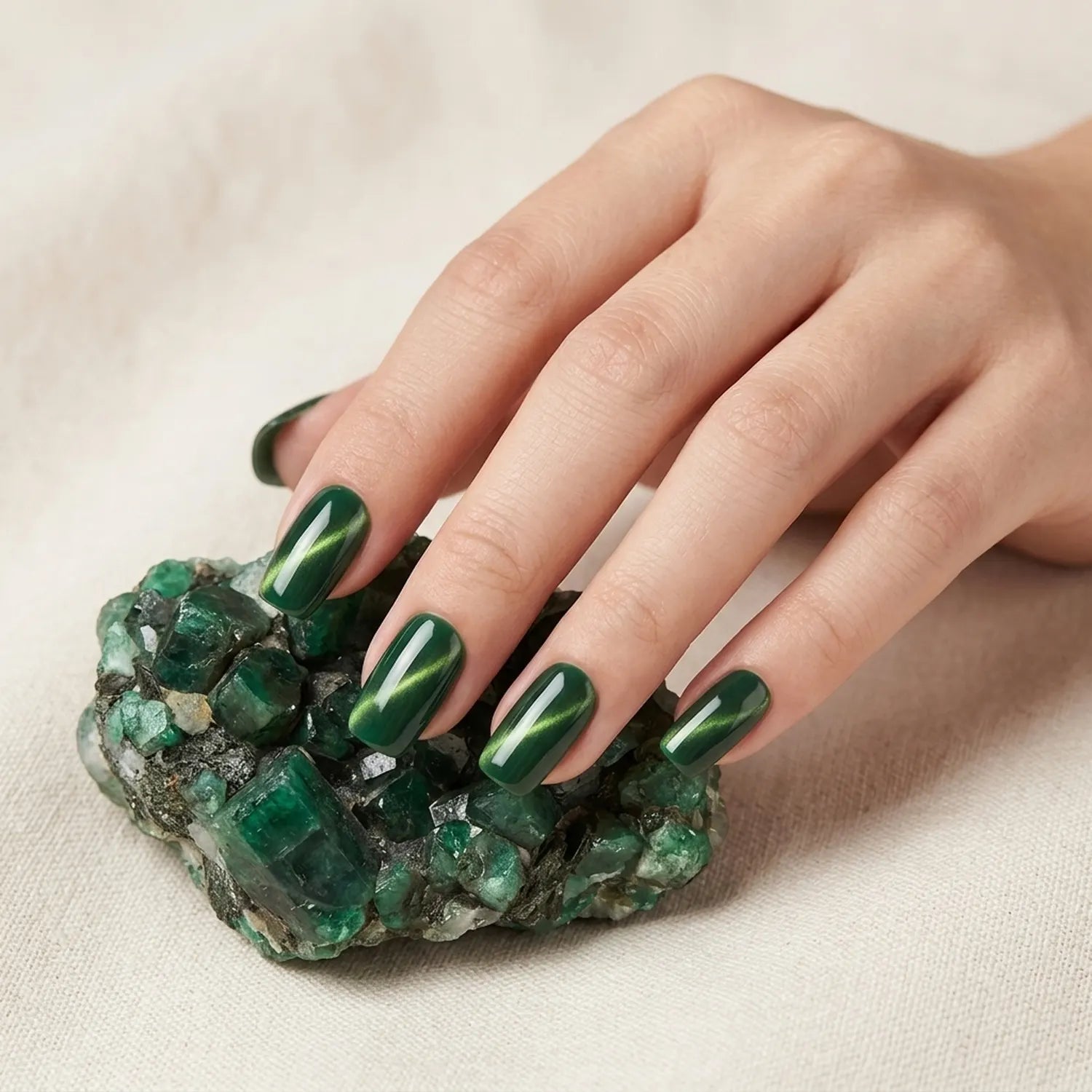 Shellac · Crystal Cat Eye 05 10ml, Effekt Lack, gel polish, Gellack, Magnet Lack, nail polish, uv lack für Nägel im Nageldesign & Nagelstudios