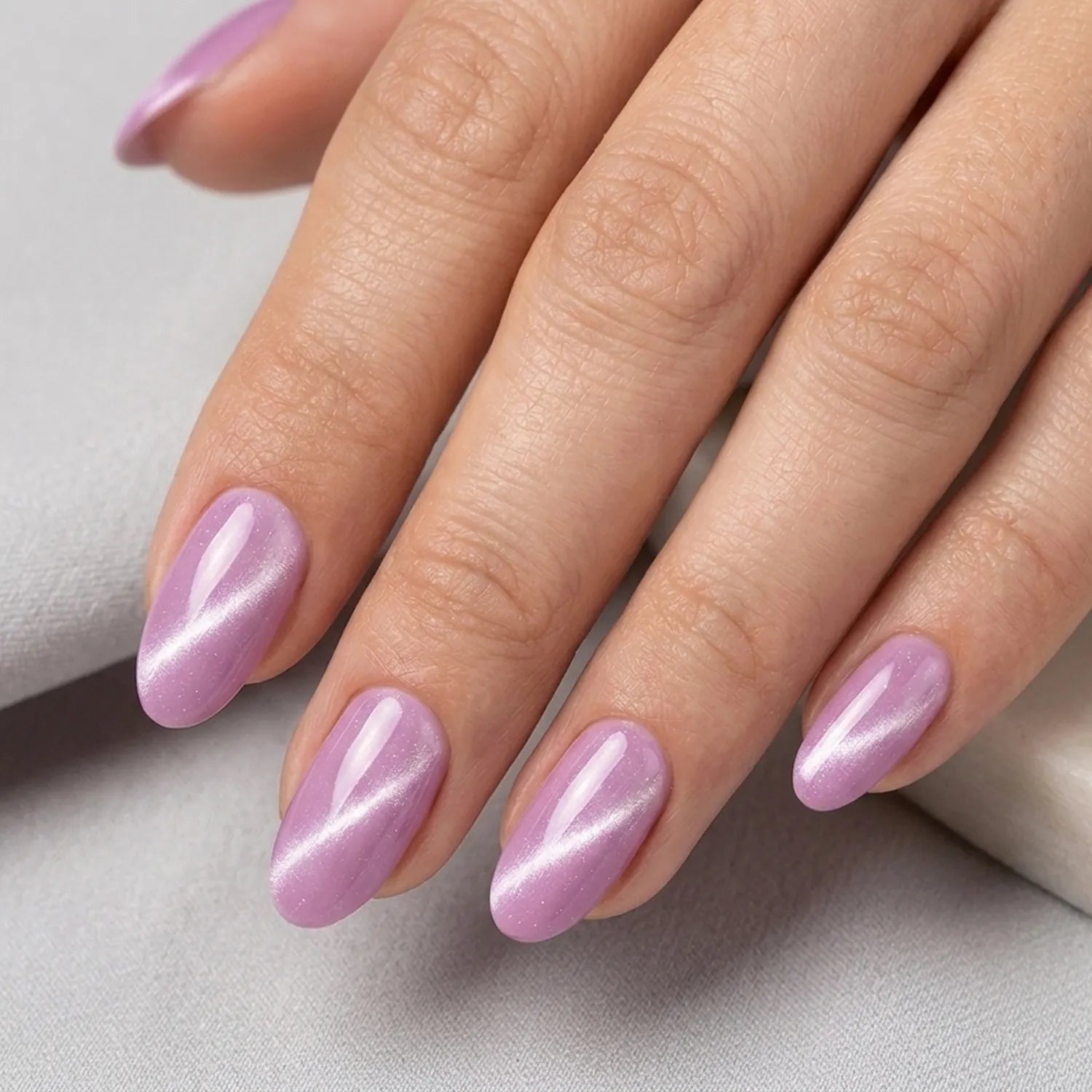 Shellac · Pearl Plum · Cat Eye 10ml, Effekt Lack, gel polish, Gellack, Magnet Lack, nail polish, uv lack für Nägel im Nageldesign & Nagelstudios