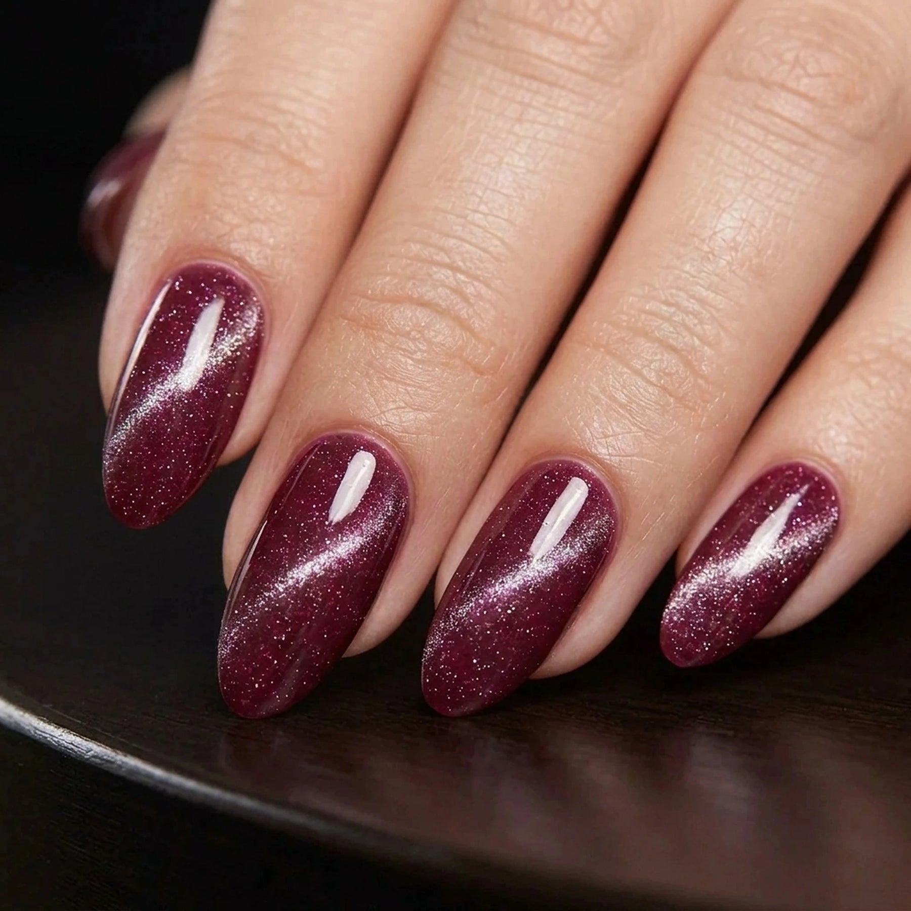 Shellac · Sparkle Cat Eye 02 10ml, Effekt Lack, gel polish, Gellack, Magnet Lack, nail polish, uv lack für Nägel im Nageldesign & Nagelstudios