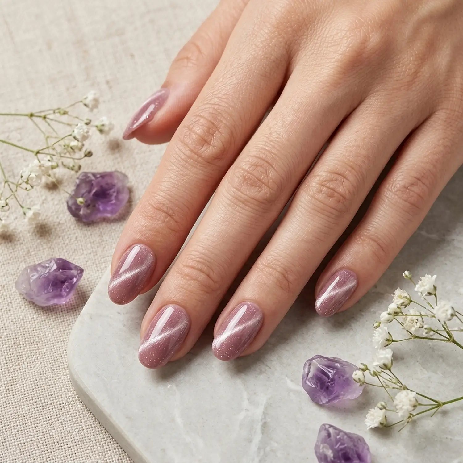 Shellac · Sparkle Cat Eye 09 10ml, Effekt Lack, gel polish, Gellack, Magnet Lack, nail polish, uv lack für Nägel im Nageldesign & Nagelstudios