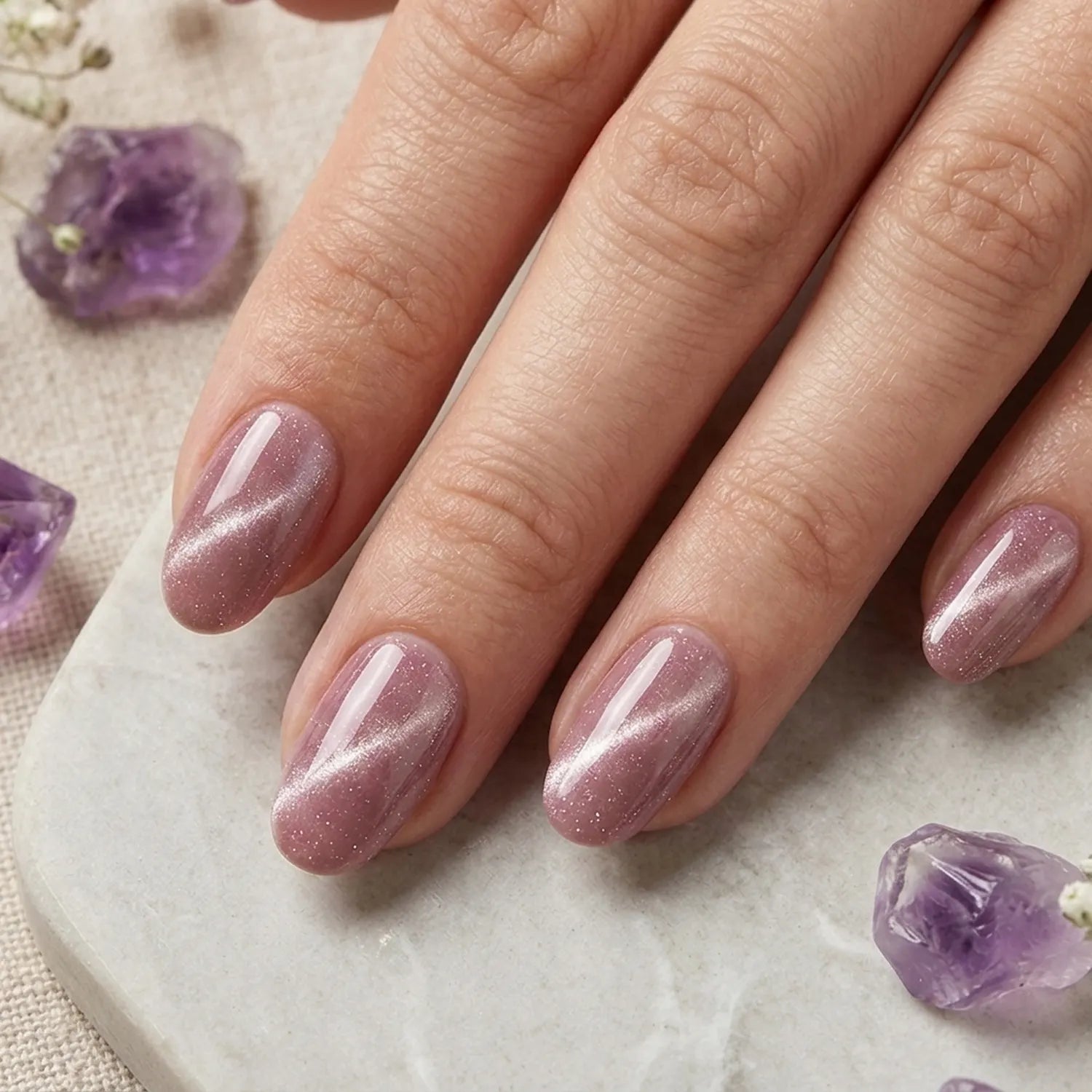 Shellac · Sparkle Cat Eye 09 10ml, Effekt Lack, gel polish, Gellack, Magnet Lack, nail polish, uv lack für Nägel im Nageldesign & Nagelstudios