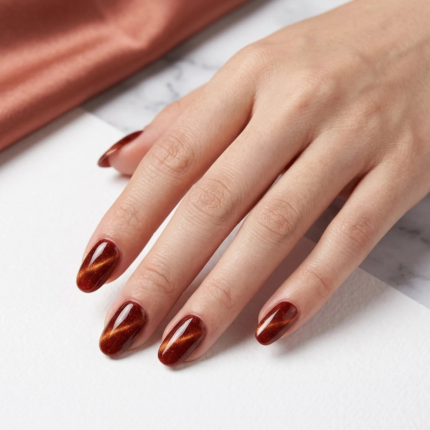 Shellac · Cat Eye Sunset 06 · 10ml, Effekt Lack, gel polish, Gellack, Magnet Lack, nail polish, uv lack für Nägel im Nageldesign & Nagelstudios