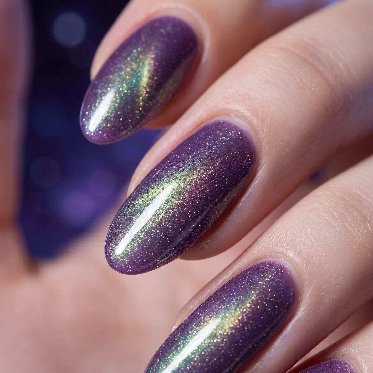 Shellac · Universe Cat Eye 01 · 10ml, Effekt Lack, gel polish, Gellack, hidden, Magnet Lack, nail polish, uv lack für Nägel im Nageldesign & Nagelstudios