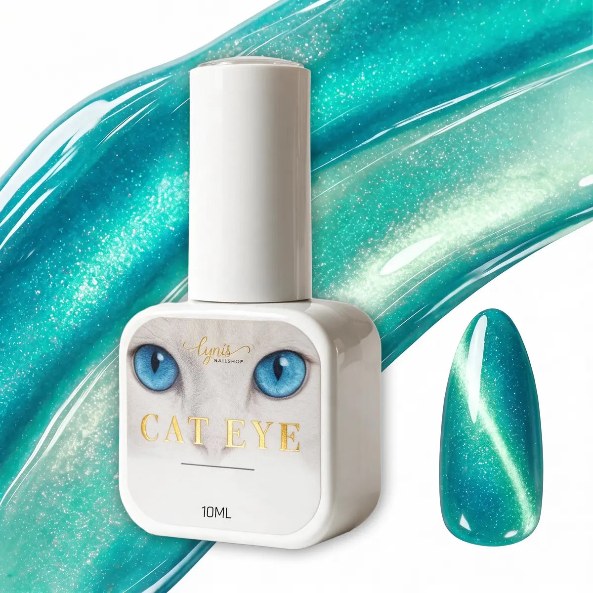 Shellac · Universe Cat Eye 03 · 10ml, Effekt Lack, gel polish, Gellack, hidden, Magnet Lack, nail polish, uv lack für Nägel im Nageldesign & Nagelstudios