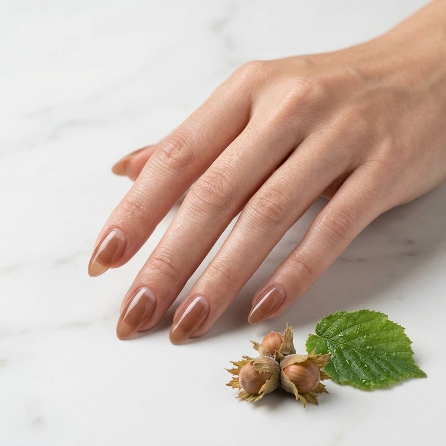 Shellac · Clear Hazel 10ml, durchscheinend, gel polish, nail polish, uv lack für Nägel im Nageldesign & Nagelstudios