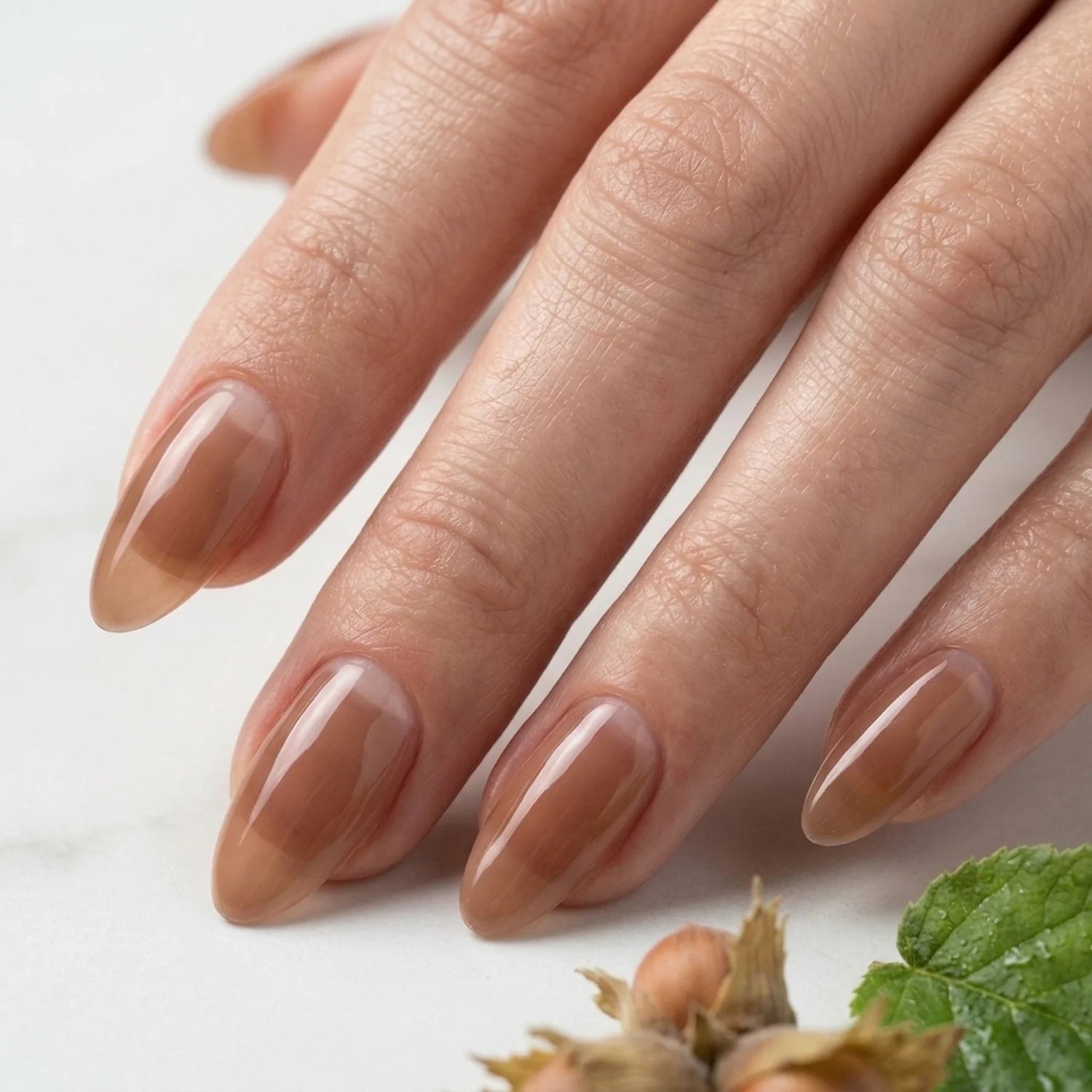 Shellac · Clear Hazel 10ml, durchscheinend, gel polish, nail polish, uv lack für Nägel im Nageldesign & Nagelstudios