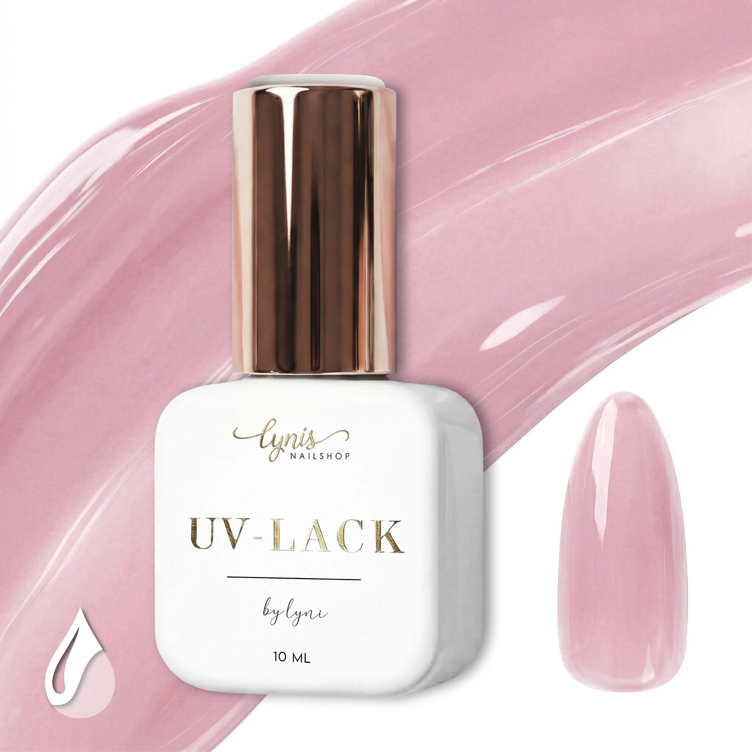 Shellac · Sheer Misty Rose 10ml, gel polish, nail polish, uv lack für Nägel im Nageldesign & Nagelstudios