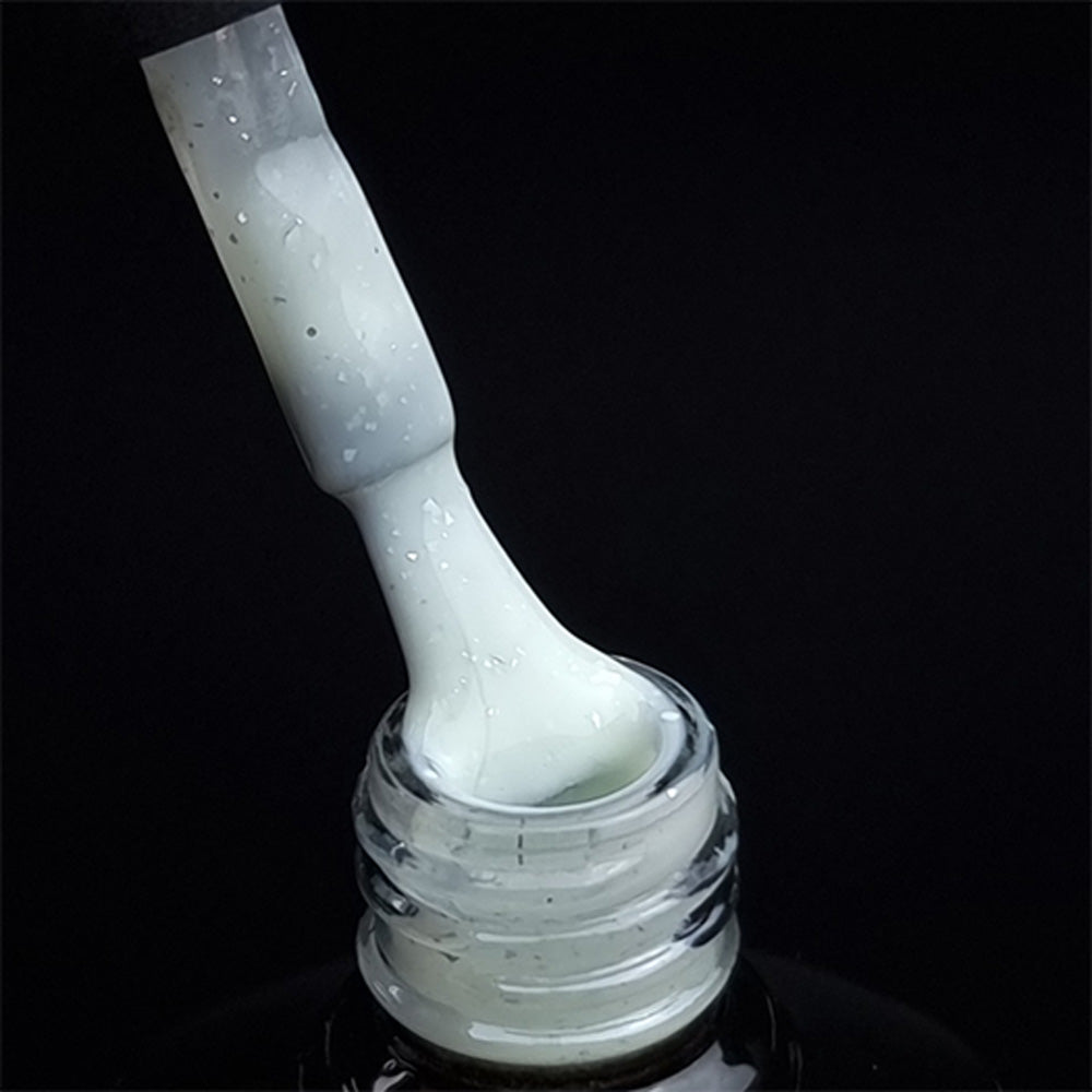 Shellac · Rubber Base · Silver Flakes Mint 7,3ml*