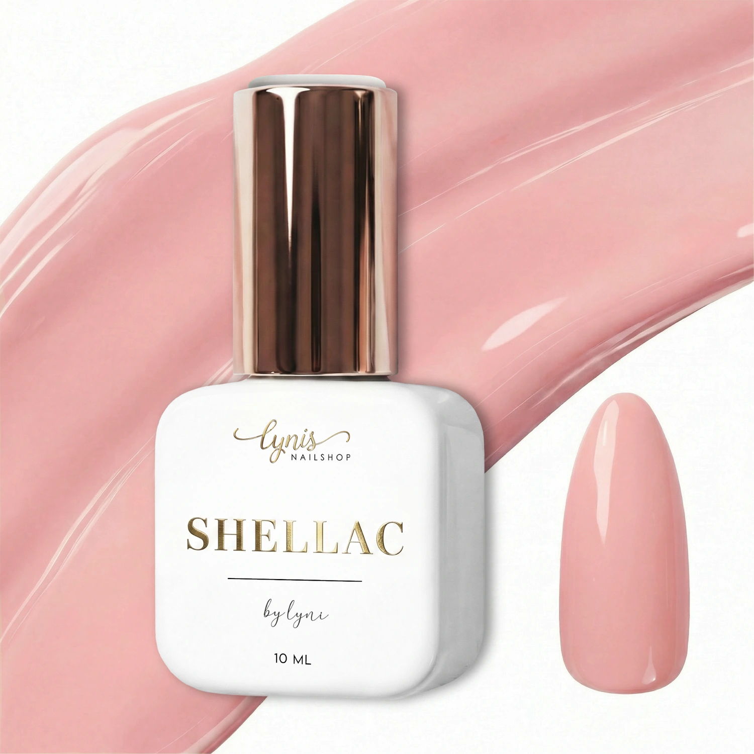 Shellac · Chai Latte 10ml, gel polish, gellack, nail polish, uv lack für Nägel im Nageldesign & Nagelstudios