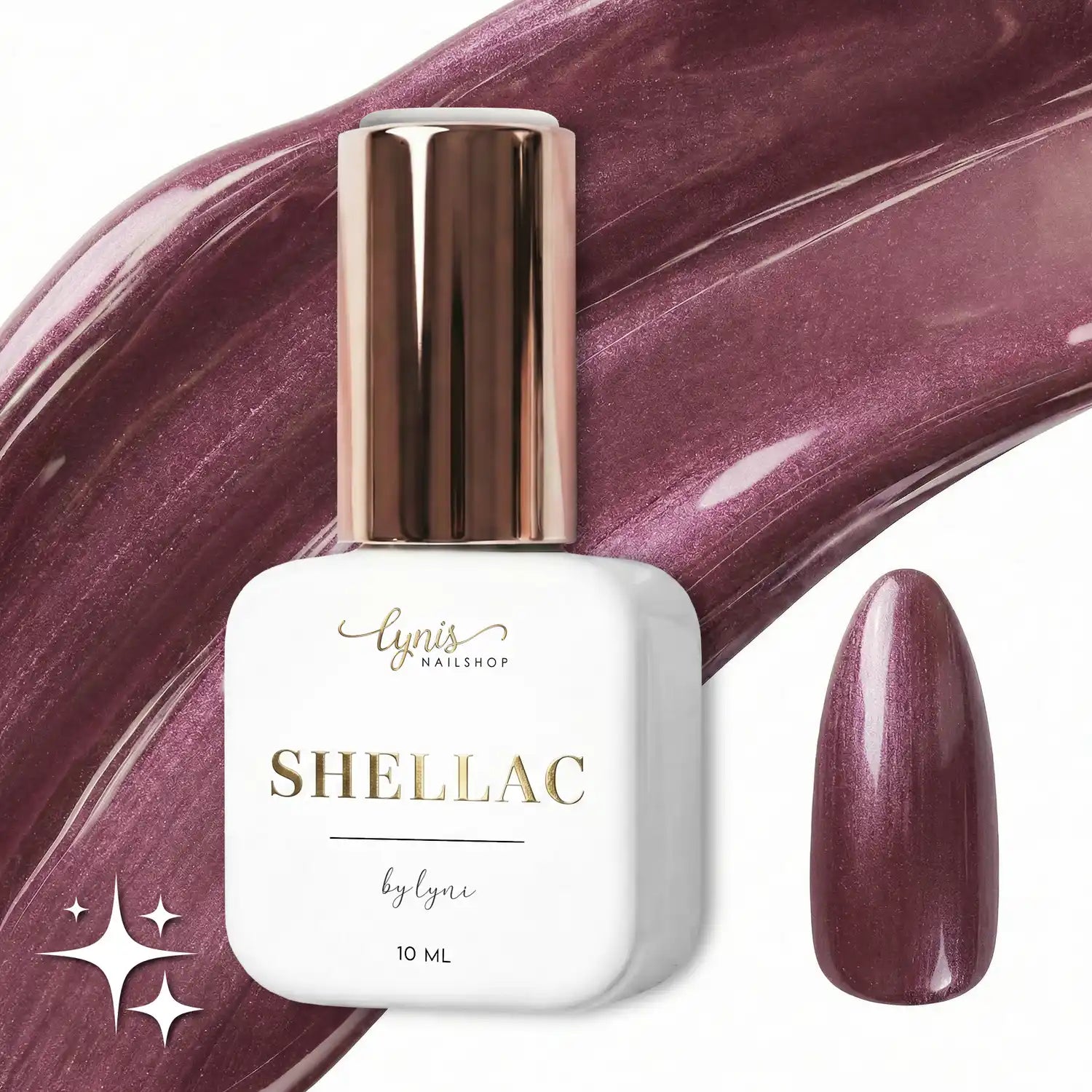 Shellac · Metallic Beauty 10ml, gel polish, nail polish, uv lack für Nägel im Nageldesign & Nagelstudios