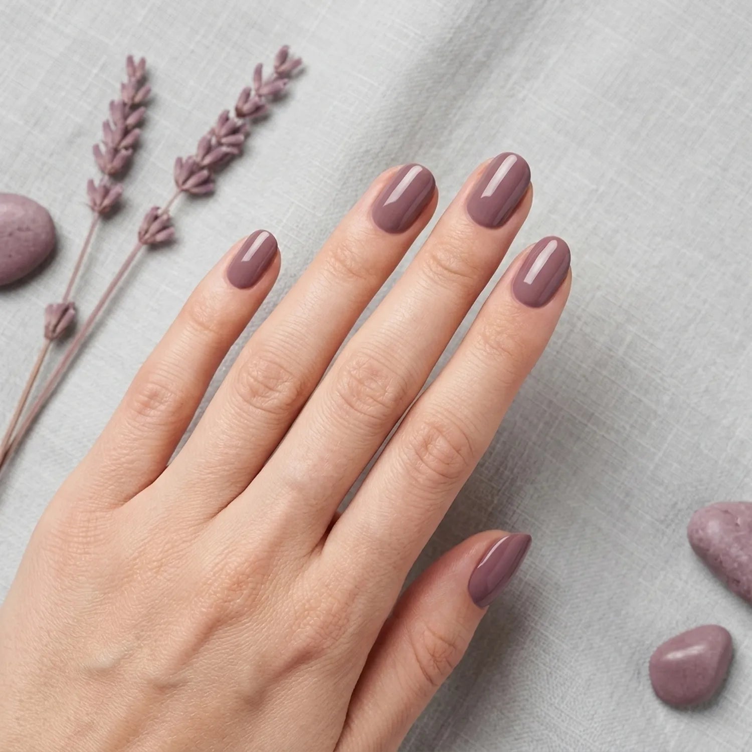 Shellac · Almost Mauve 10ml, dunkel rosa, gel polish, gellack, nail polish, rosa, uv lack für Nägel im Nageldesign & Nagelstudios