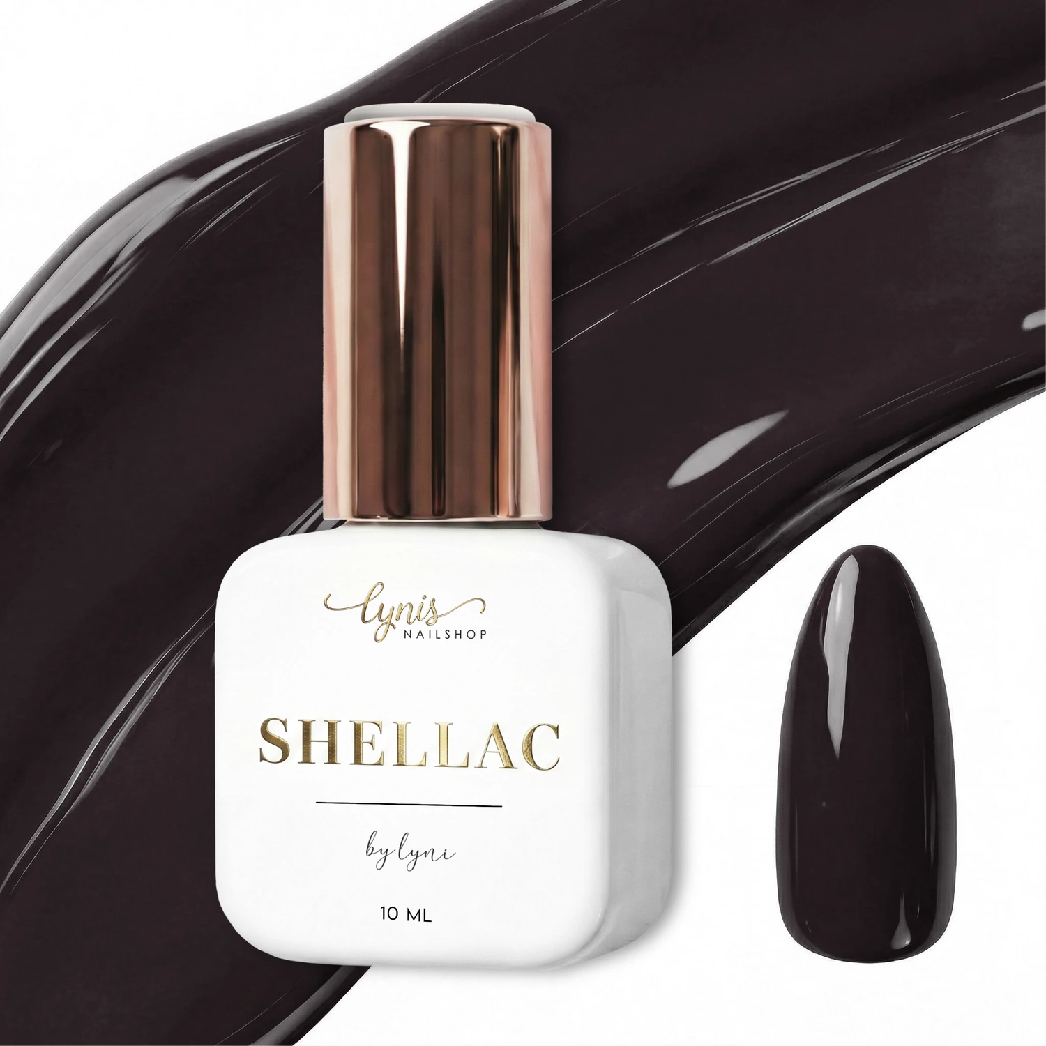 Shellac · Blackberry 10ml, gel polish, gellack, nail polish, rot, uv lack für Nägel im Nageldesign & Nagelstudios