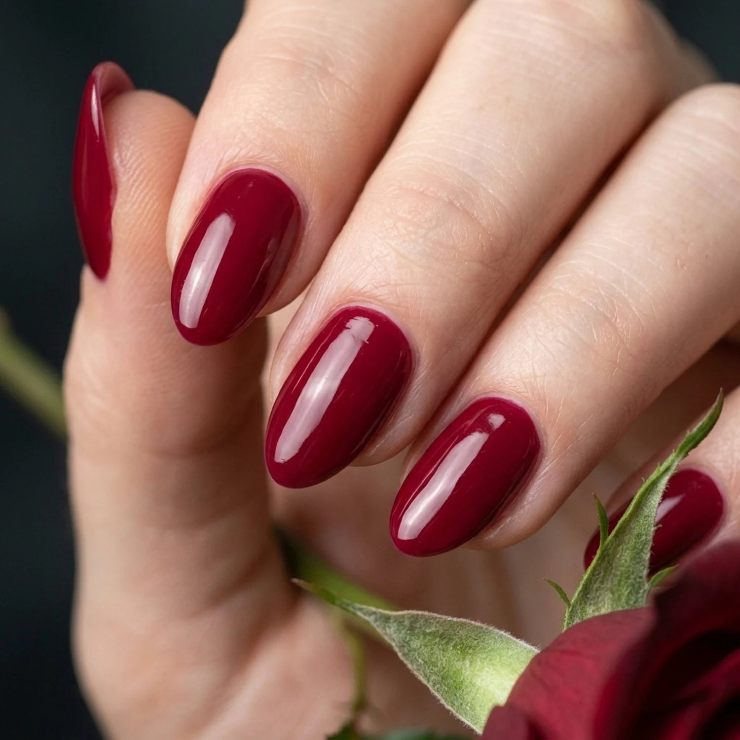 Shellac · Black Rose 10ml, dunkel rot, gel polish, gellack, nail polish, rot, uv lack für Nägel im Nageldesign & Nagelstudios