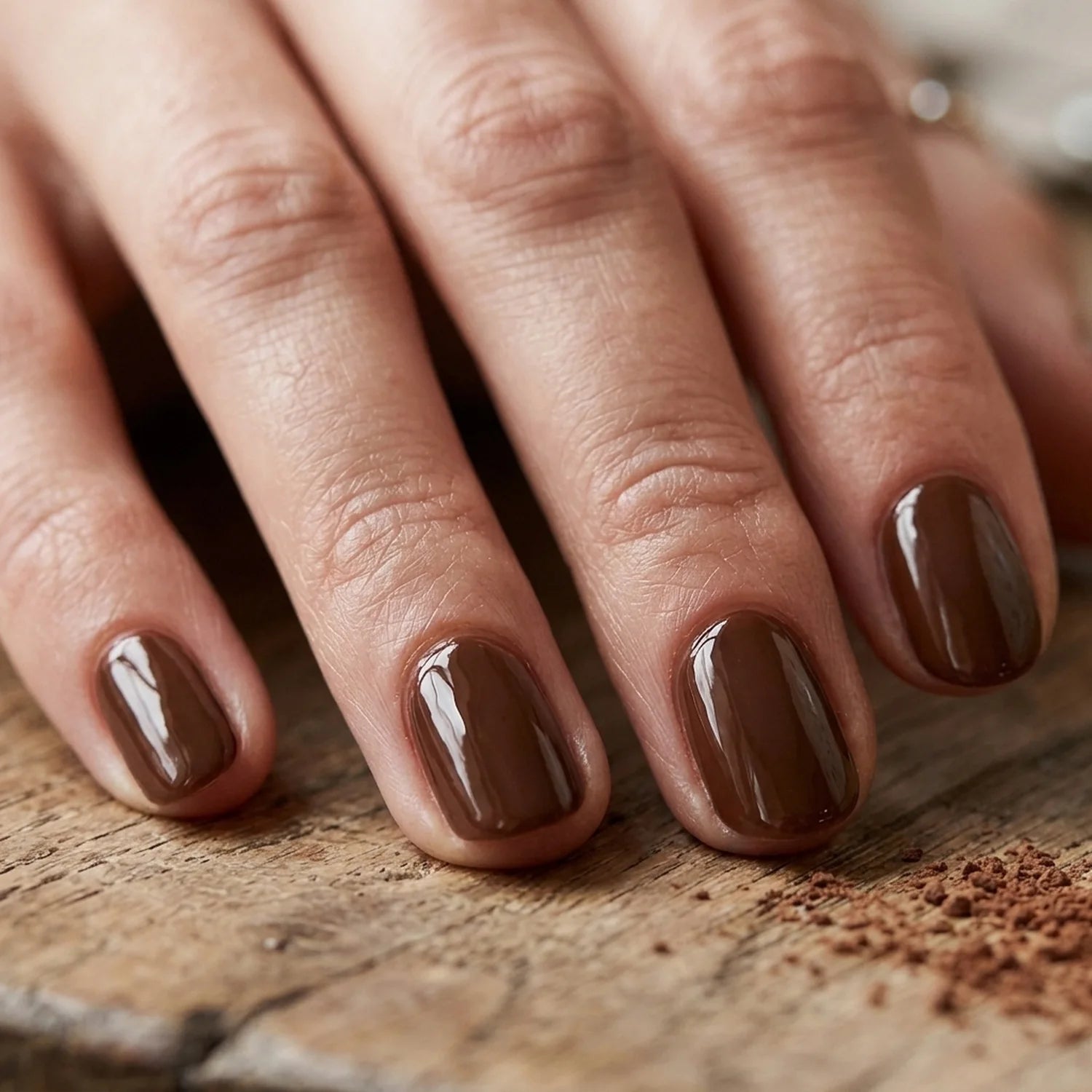 Shellac · Chocolate 10ml, braun, gel polish, gellack, nail polish, uv lack für Nägel im Nageldesign & Nagelstudios