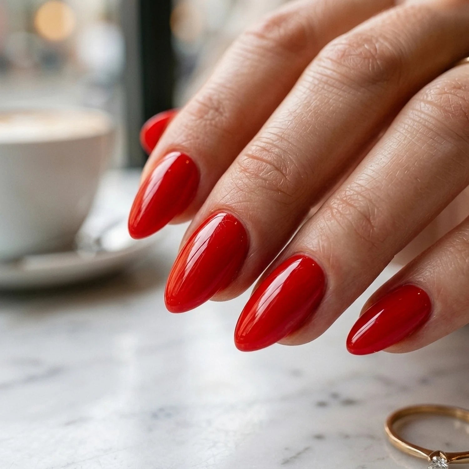 Shellac · Ferrari 10ml, gel polish, gellack, nail polish, rot, uv lack für Nägel im Nageldesign & Nagelstudios