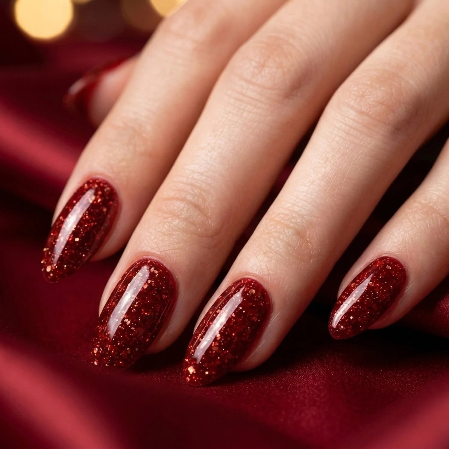 Shellac · Festive 10ml, gel polish, gellack, glimmer, glitter, glitzer, nail polish, rot, uv lack für Nägel im Nageldesign & Nagelstudios