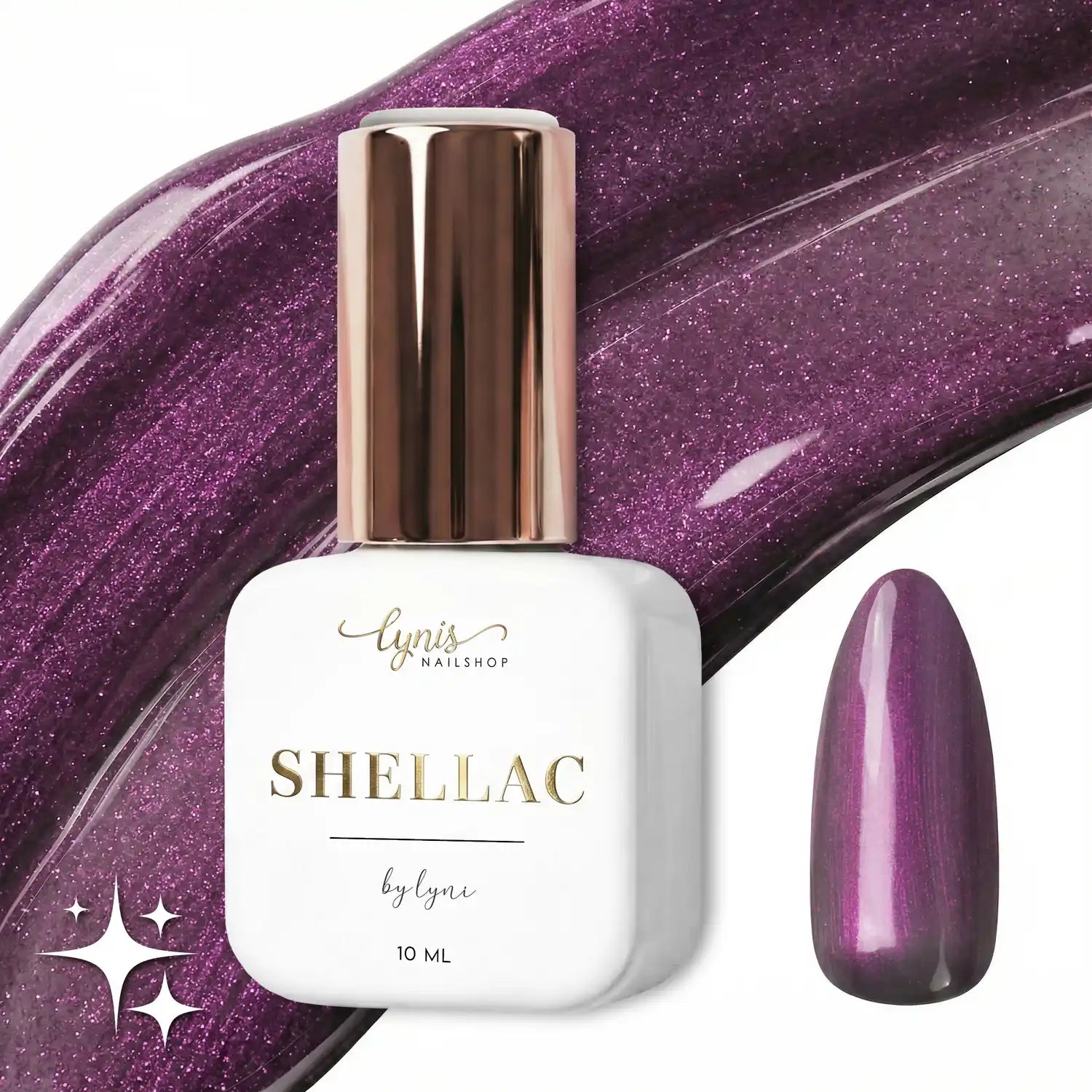Shellac · Ladylike 10ml, gel polish, nail polish, uv lack für Nägel im Nageldesign & Nagelstudios