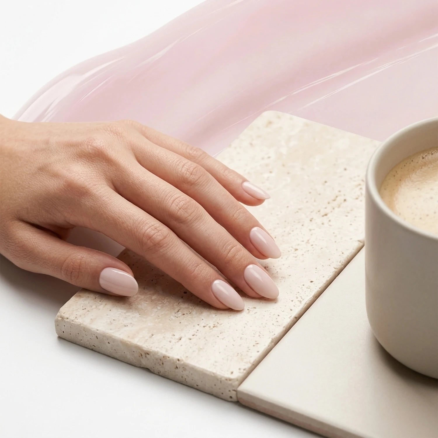 Shellac · Milk Coffee 10ml, gel polish, gellack, nail polish, uv lack für Nägel im Nageldesign & Nagelstudios