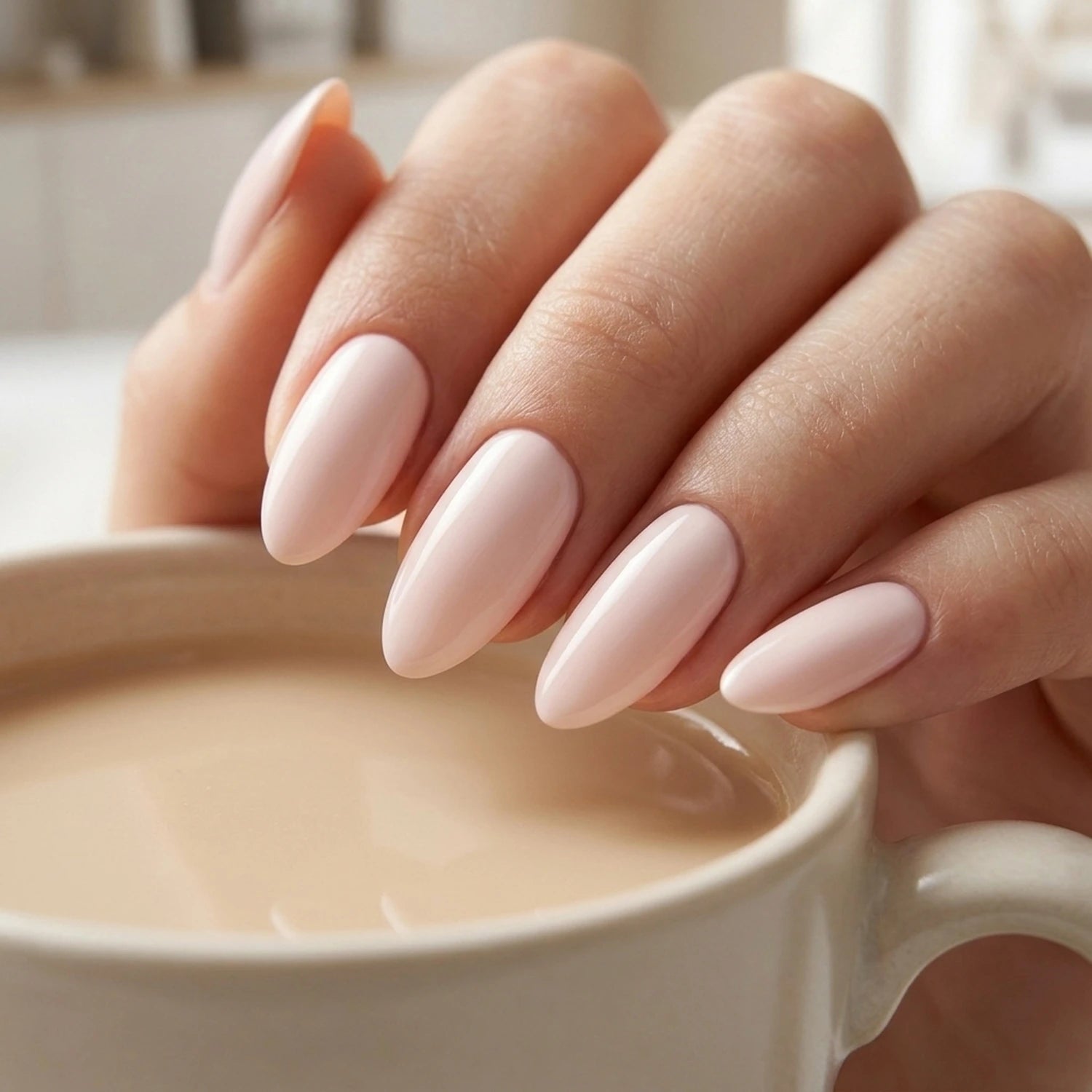 Shellac · Milk Coffee 10ml, gel polish, gellack, nail polish, uv lack für Nägel im Nageldesign & Nagelstudios