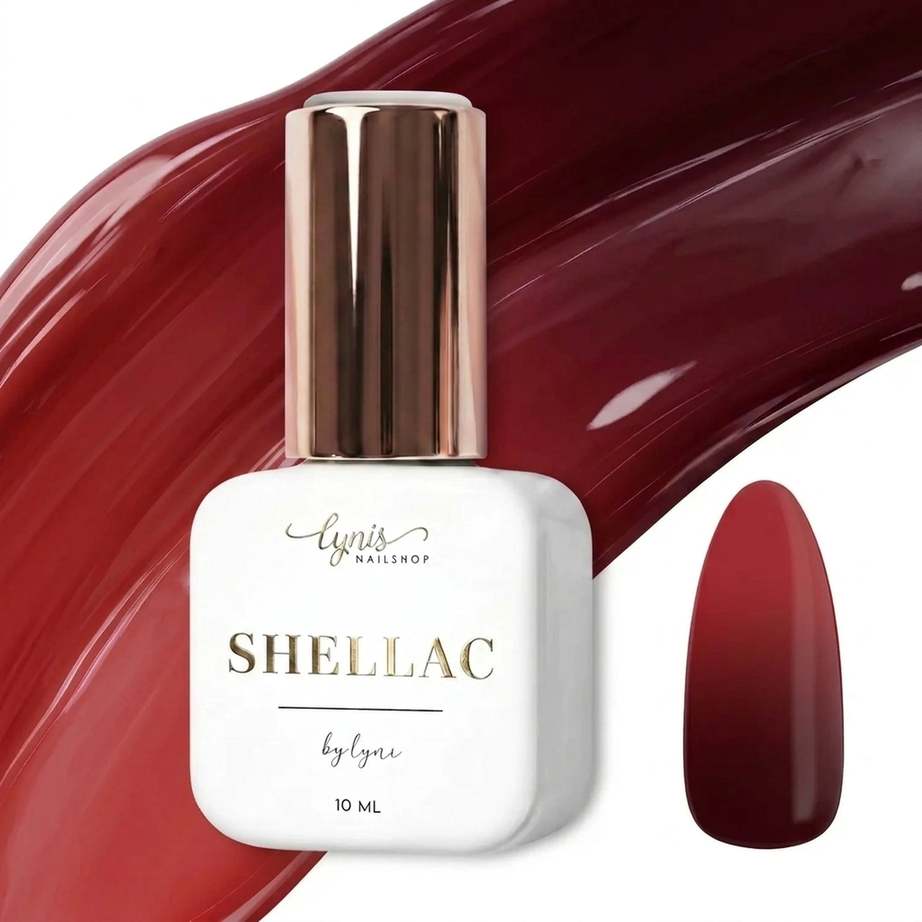 Thermogel Shellac · Red 10ml, gel polish, gellack, nail polish, uv lack für Nägel im Nageldesign & Nagelstudios