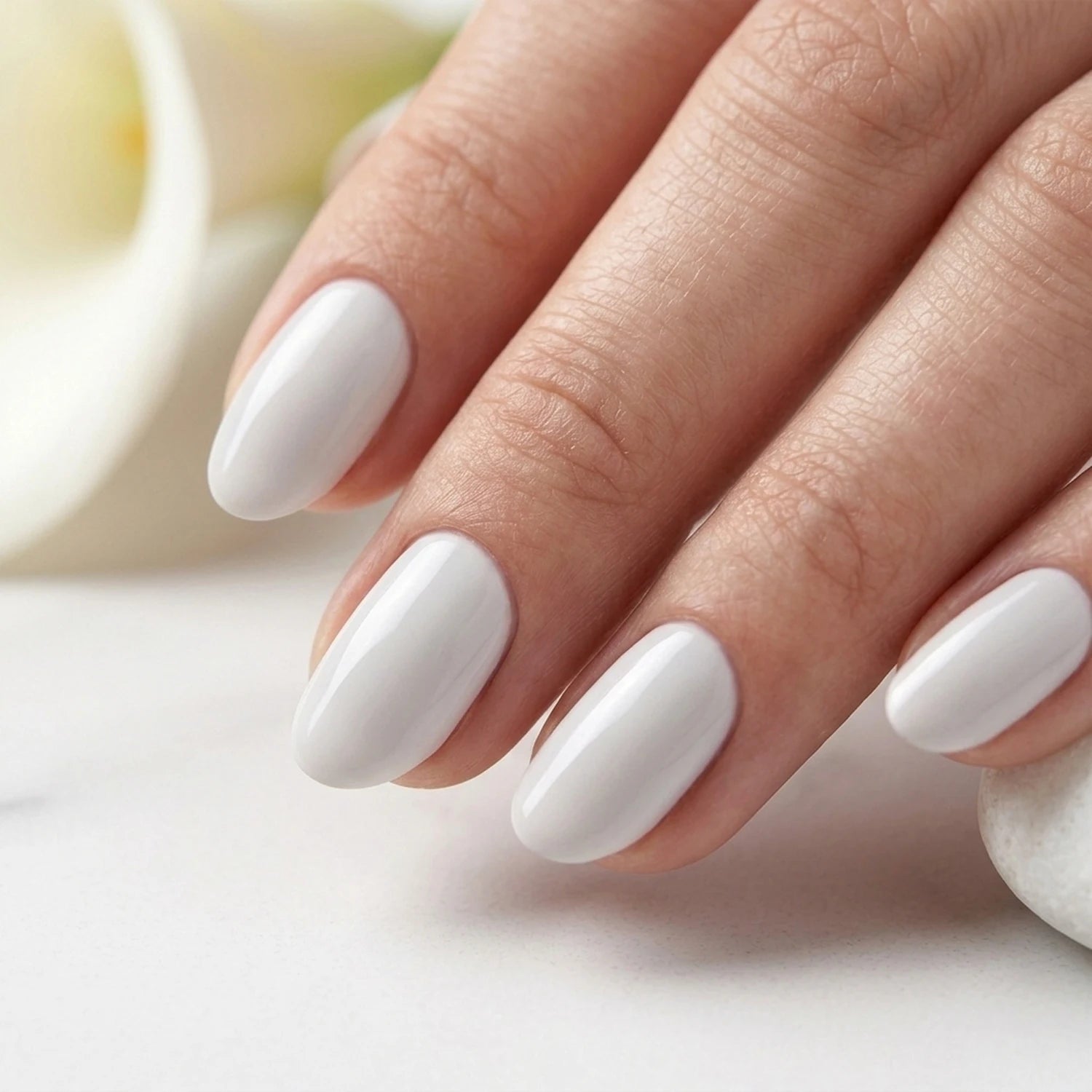 Shellac · White 10ml, gel polish, gellack, nail polish, uv lack, weiß für Nägel im Nageldesign & Nagelstudios