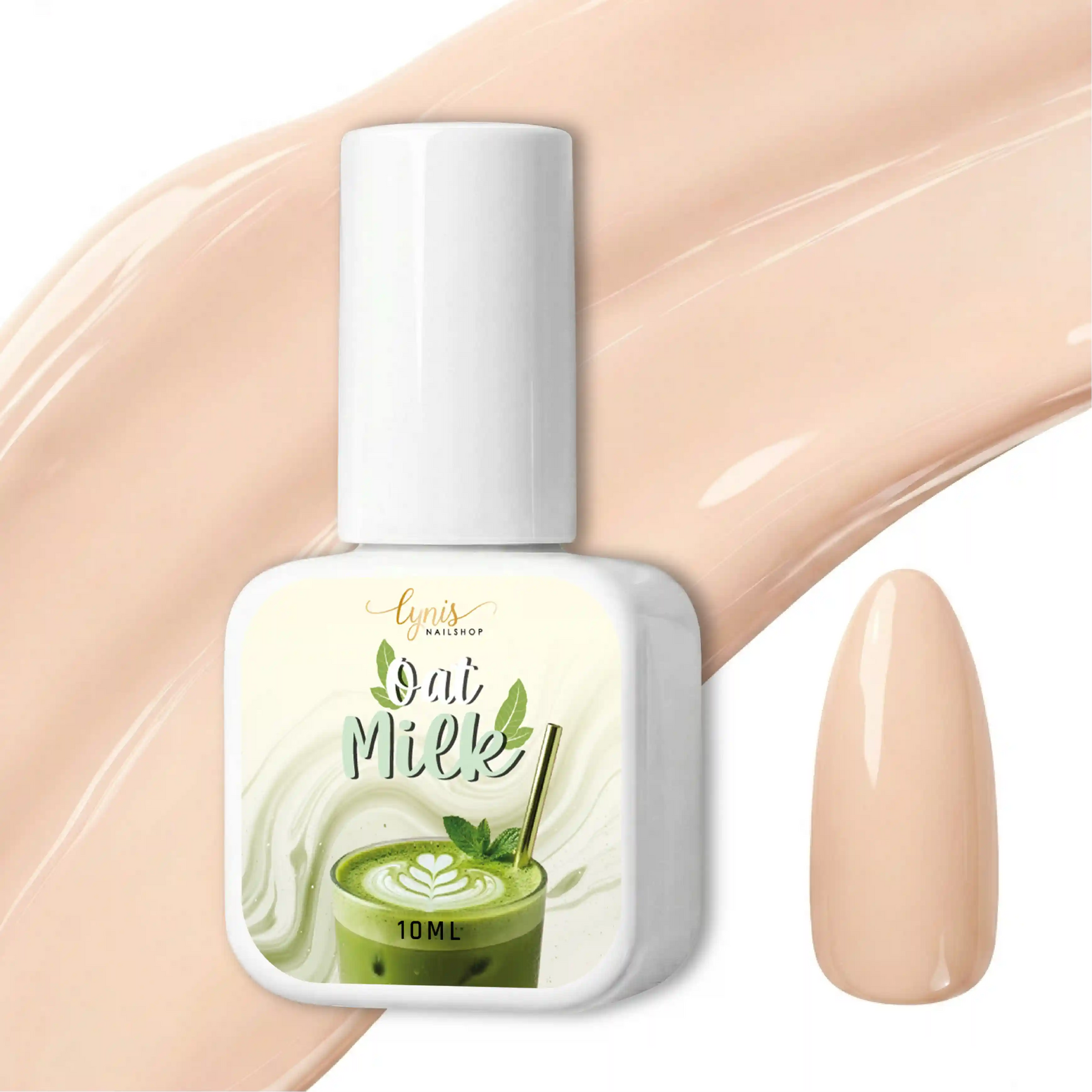Shellac · Sheer Oat Milk 10ml, gel polish, hidden, nail polish, uv lack für Nägel im Nageldesign & Nagelstudios