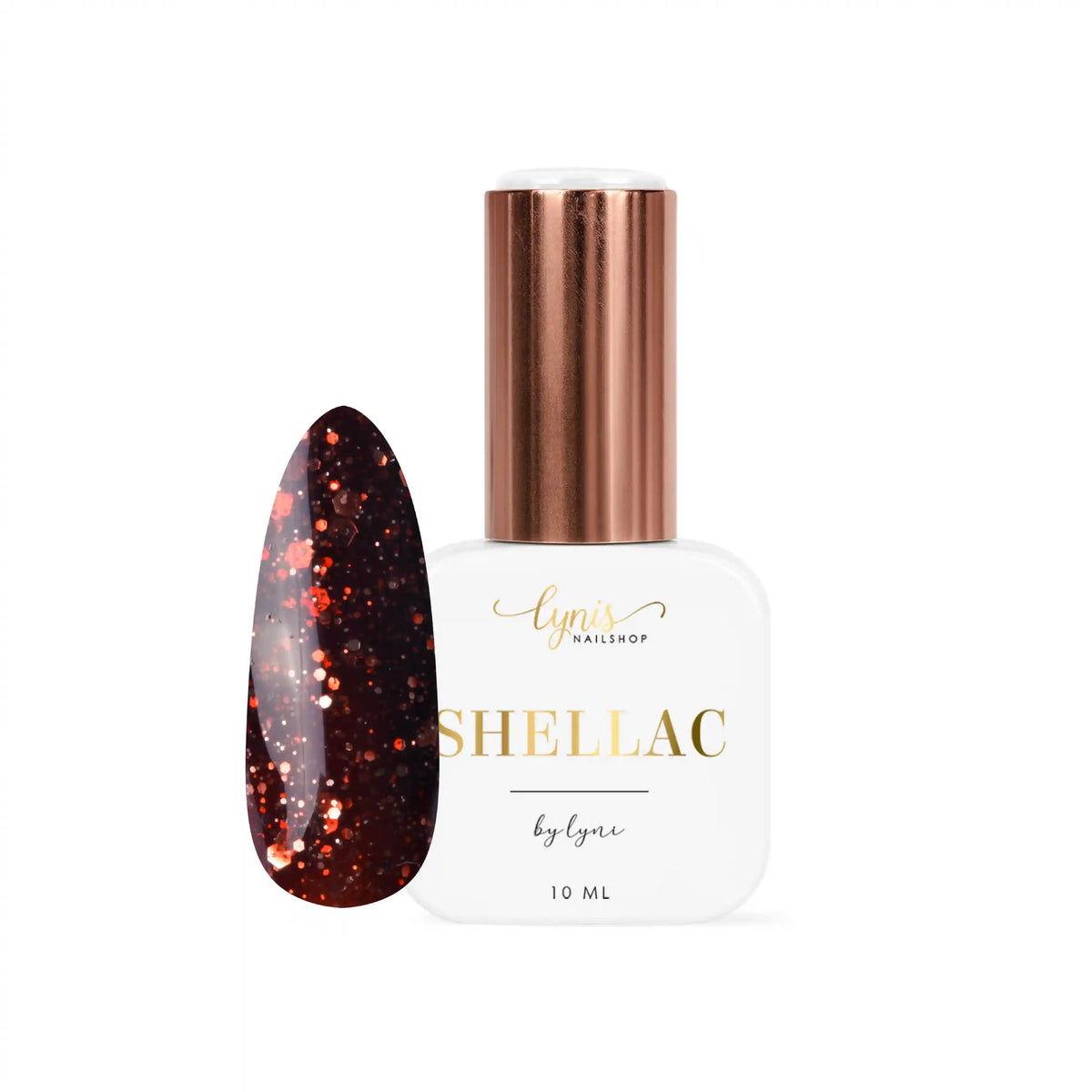 Shellac · Sparkle Autumn Brown 10ml