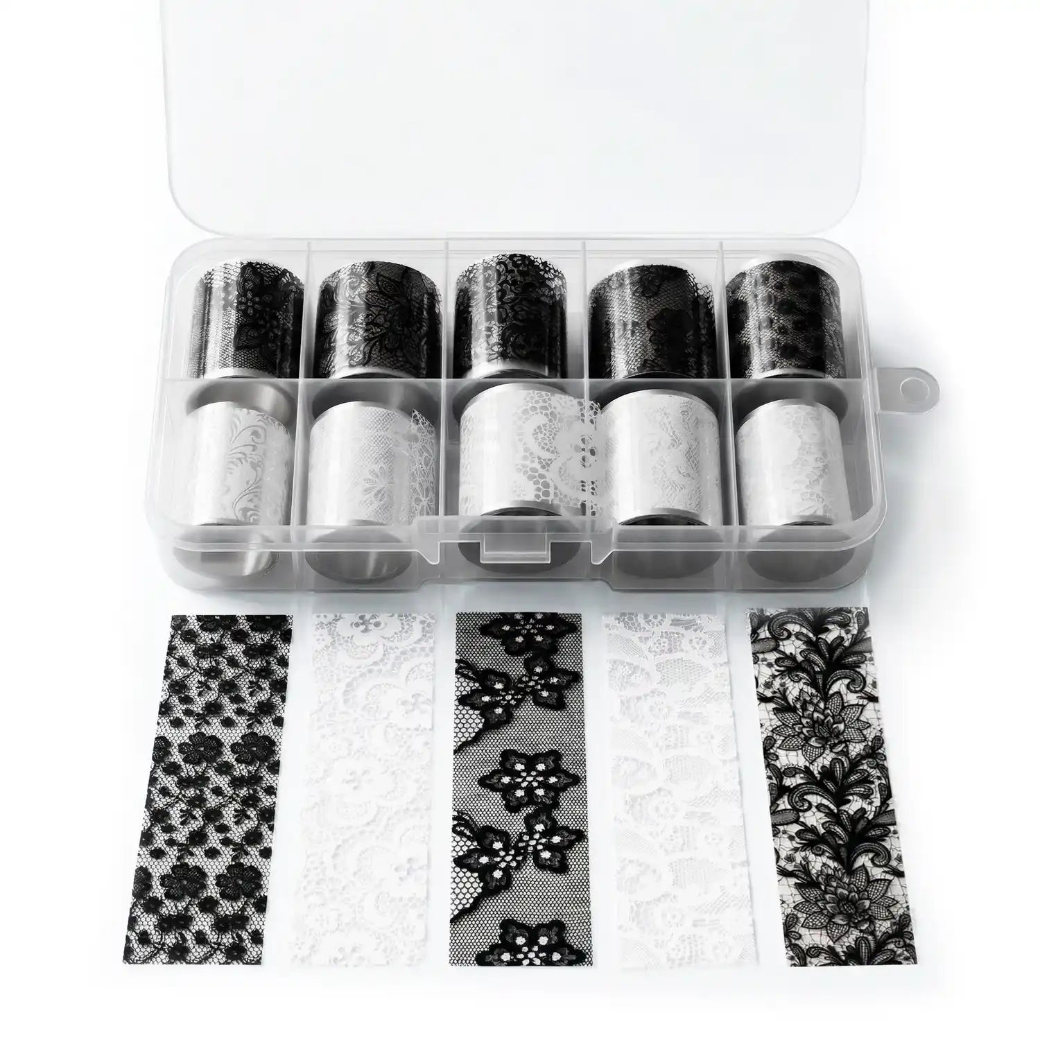 Spitze · Nailartbox mit Folien, Folien Design für Nägel im Nageldesign & Nagelstudios