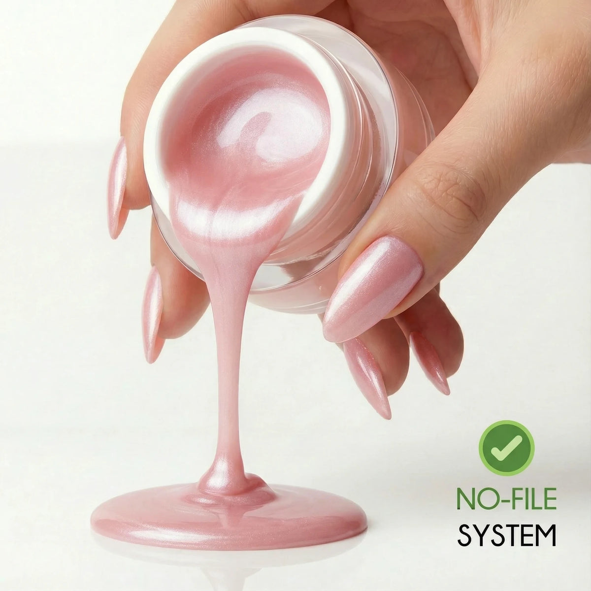 No File · Builder Gel Silk Rose