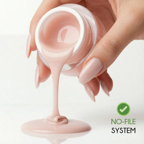 No File · Builder Gel Beige
