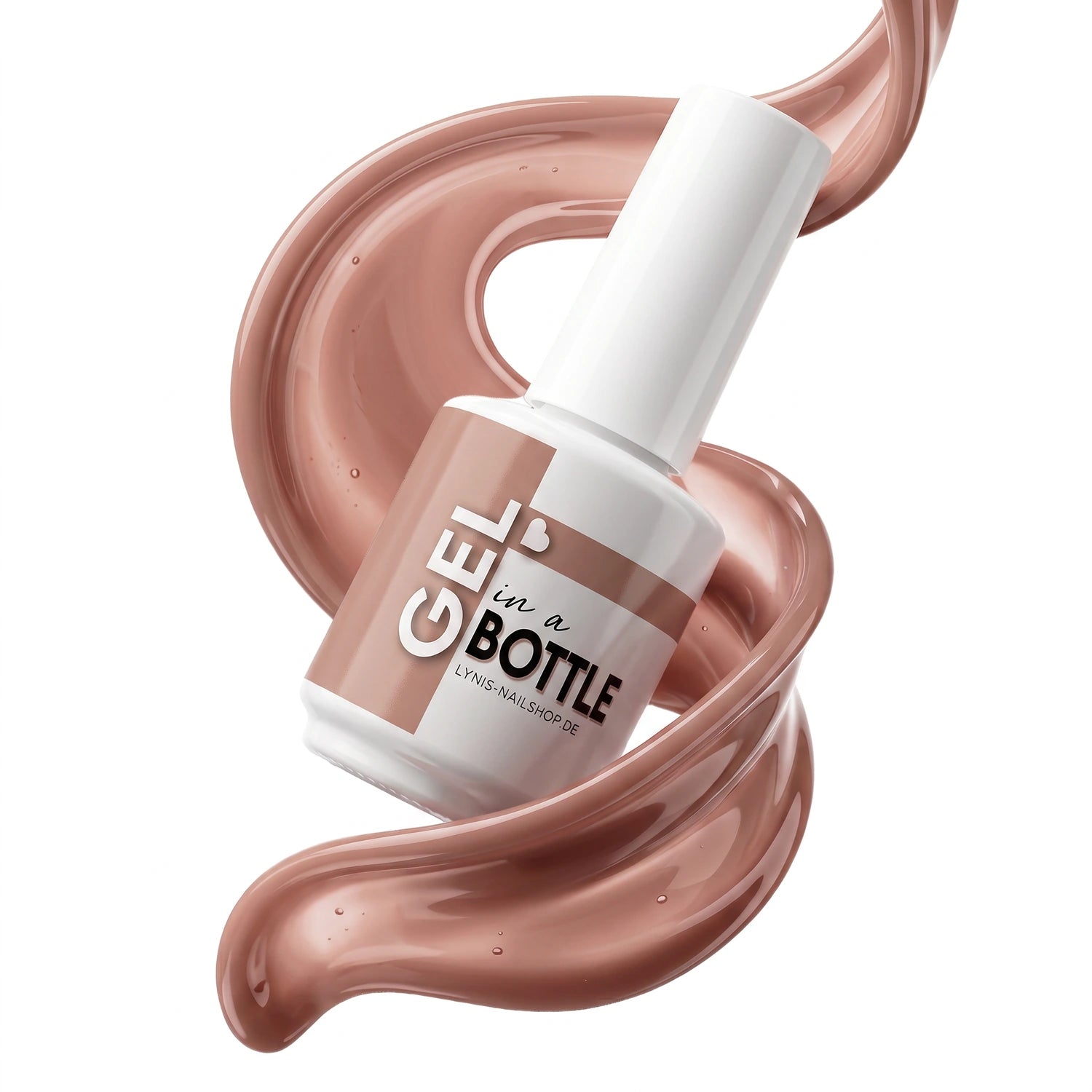 Gel in a bottle · Dark Sand 15ml*, Aufbaugel in der Flasche, Builder in the bottle, Gel in der Flasche, Naturnagelverstärkung für Nägel im Nageldesign & Nagelstudios