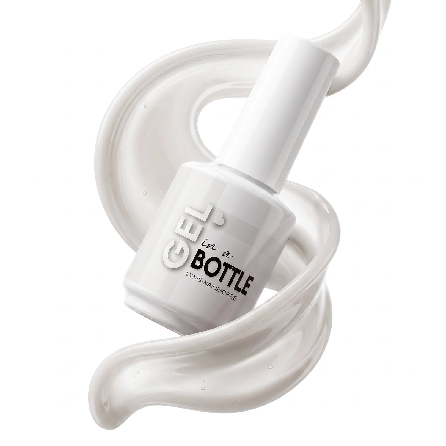 Gel in a bottle · Milky White 15ml*, Aufbaugel in der Flasche, Builder in the bottle, Gel in der Flasche, Naturnagelverstärkung für Nägel im Nageldesign & Nagelstudios