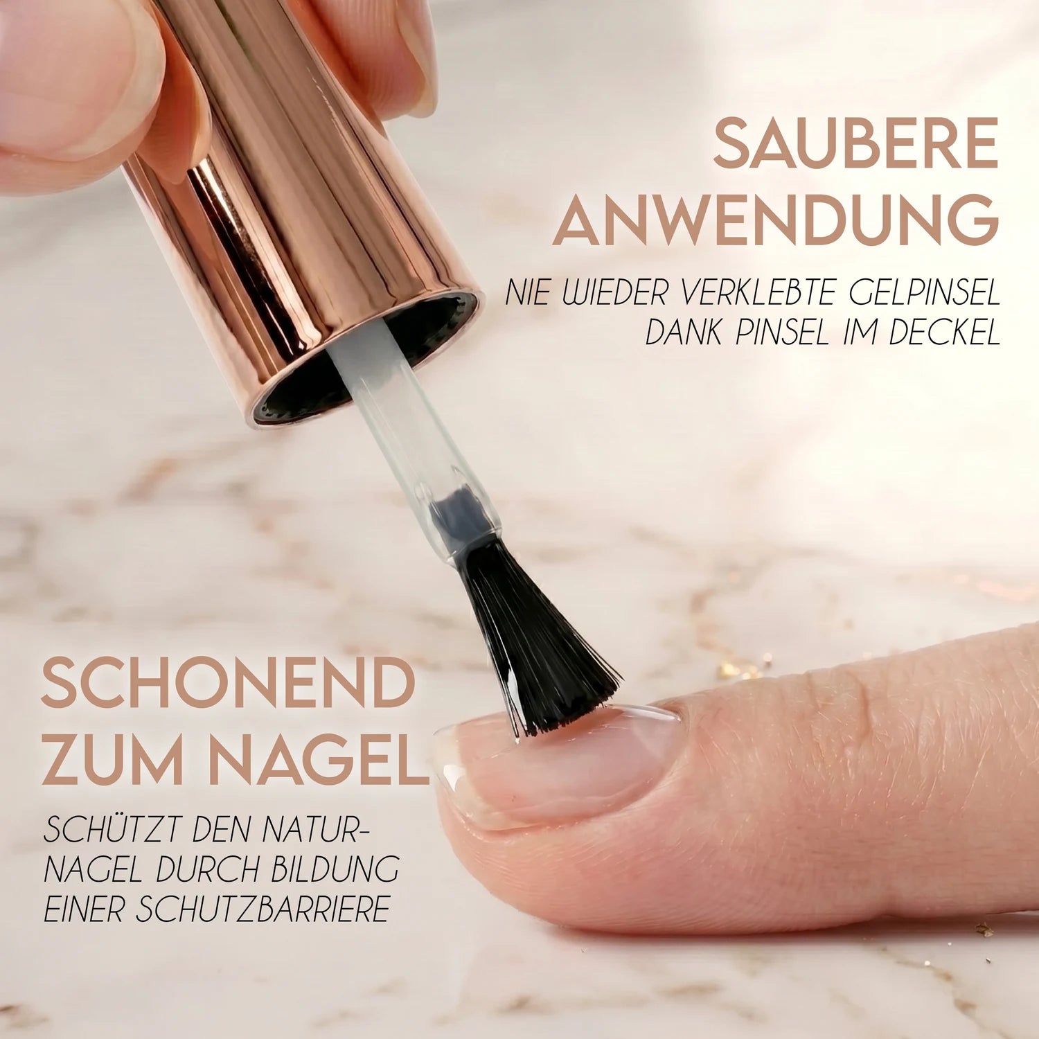 Rubber Base · Perfect Flex Clear*, Acrylgel, Base gegen Liftings, flexibles Aufbaugel, Gel, Gellack, Gelpolish, grundiergel, Haftgel, Shellac, Strasssteinbefestigung für Nägel im Nageldesign & Nagelstudios