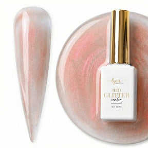 Red Glitter Sealer · No Wipe · 10ml