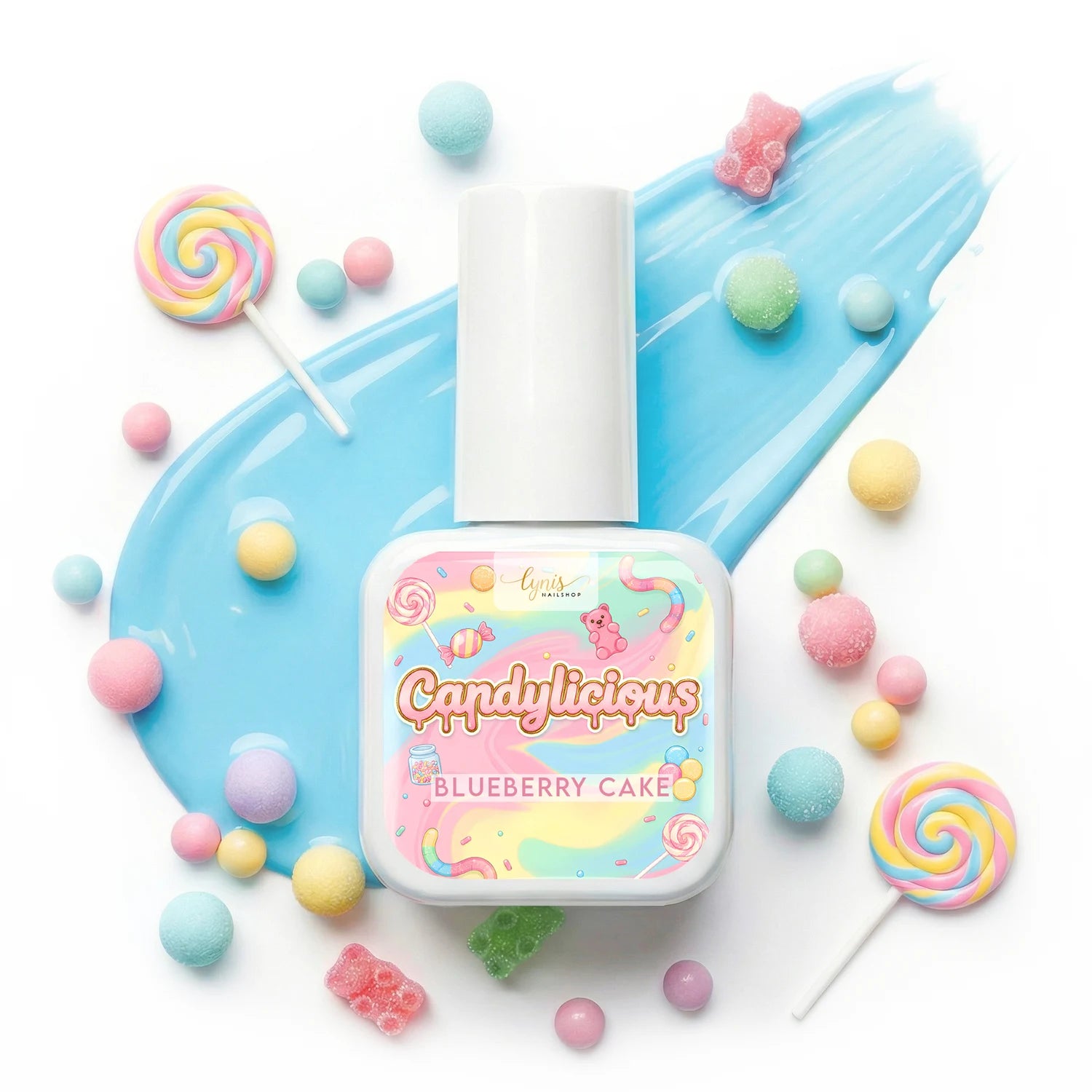 Shellac · Candylicious Blueberry Cake 10ml, gel polish, nail polish, uv lack für Nägel im Nageldesign & Nagelstudios