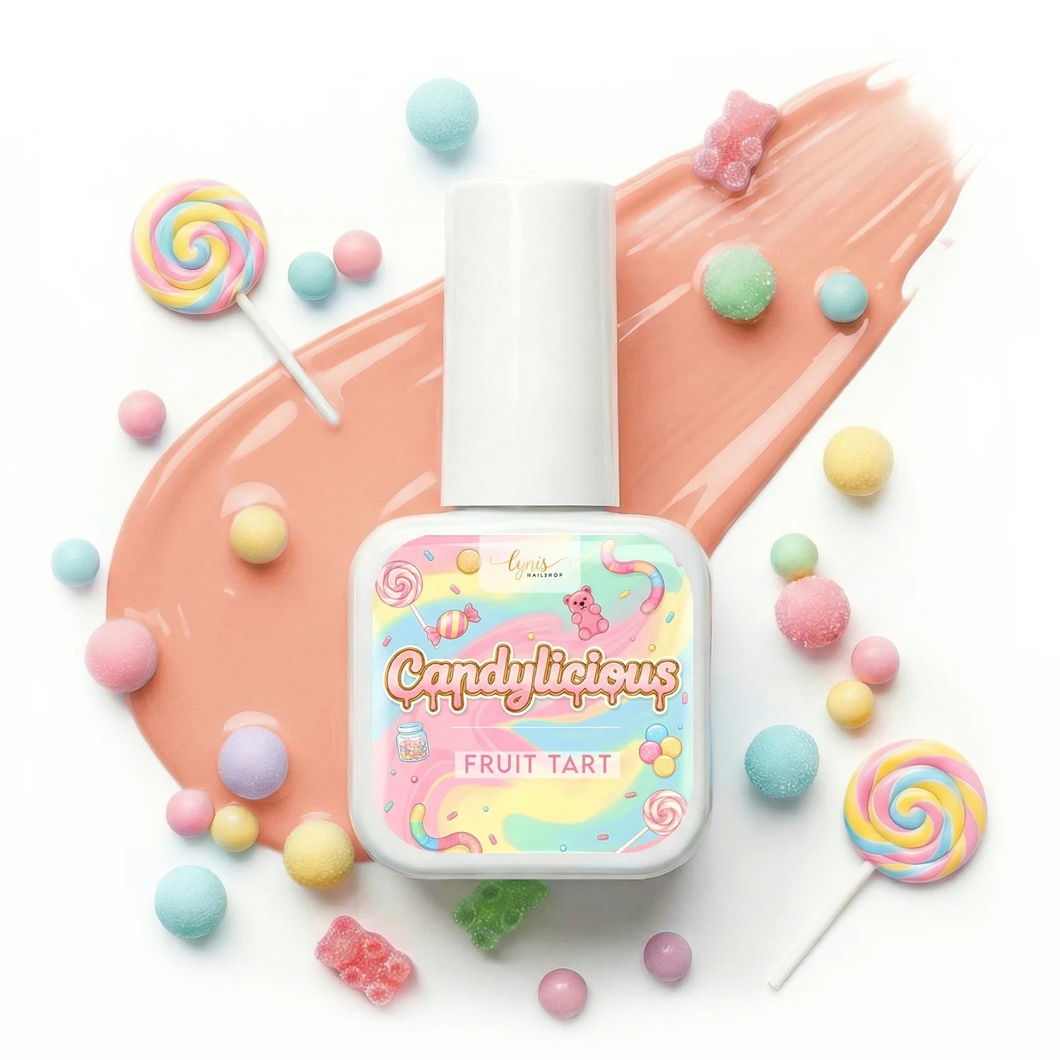 Shellac · Candylicious Fruit Tart 10ml, gel polish, nail polish, uv lack für Nägel im Nageldesign & Nagelstudios