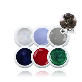 Winter Farbgel Set 6 Stück*